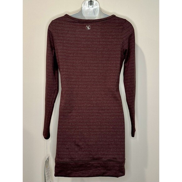 Carve Designs "Talora" Tunic Mini Dress Maroon Striped UPF 50 Size XS NWT!! - Picture 3 of 7